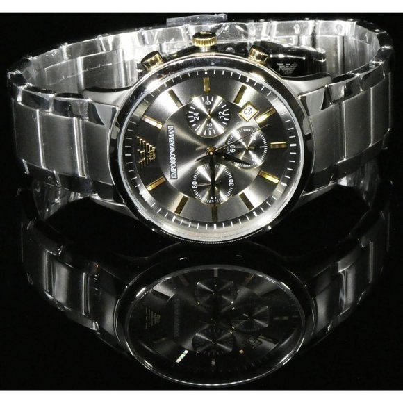 COPY - New Emporio Armani Men's Chronograph Silver - Picture 5 of 5